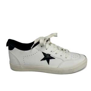 Miim EpicStep Juniper White Miel Black Chess Star Platform Sneaker Womens Size 9